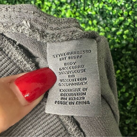 Marrakech Tari Crinkle Cupro Lux Granite Jogger Pants Sz M - Picture 12 of 13